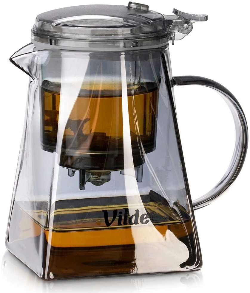 Stiklinis arbatinukas su filtravimo sistema Vilde, 730 ml
