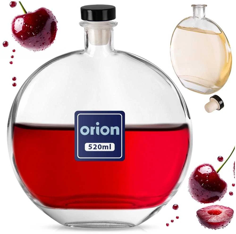 Kadax Orion Stiklinė butelis 520 ml - Gėrimams su kamšteliu