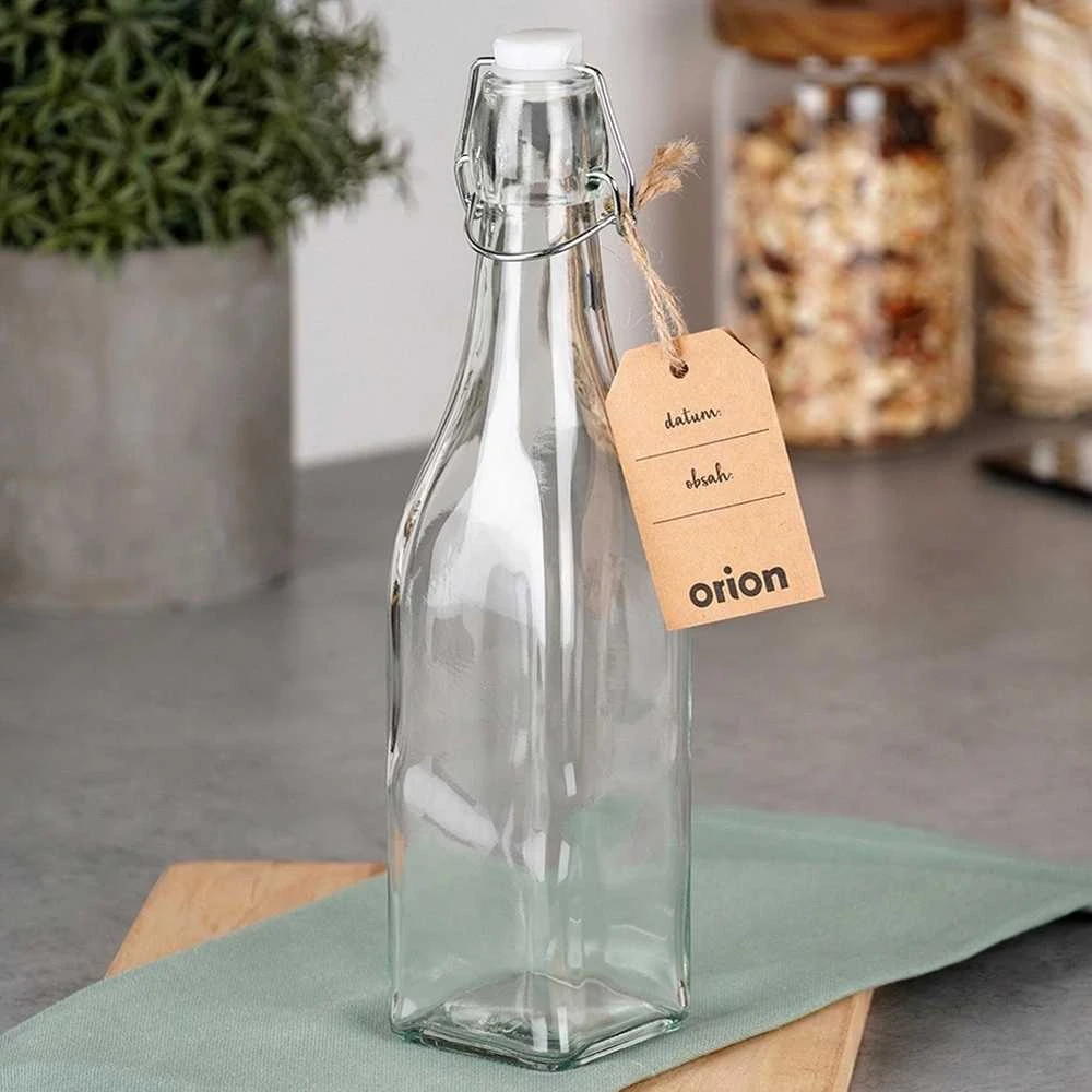 Orion Stiklinis butelis 530 ml su patentuotu dangčiu