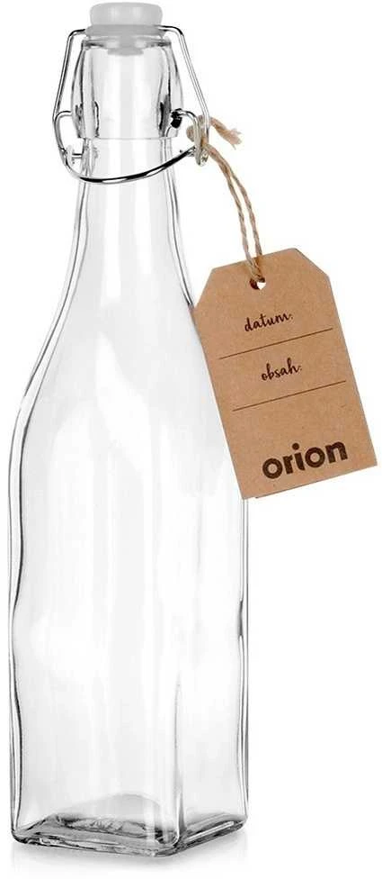 Orion Stiklinis butelis 530 ml su patentuotu dangčiu