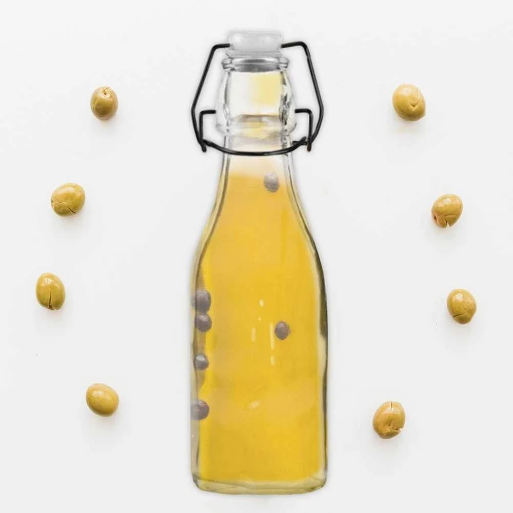 Orion Stiklinis Butelis 290 ml su Kamščiu, Retro Stilius