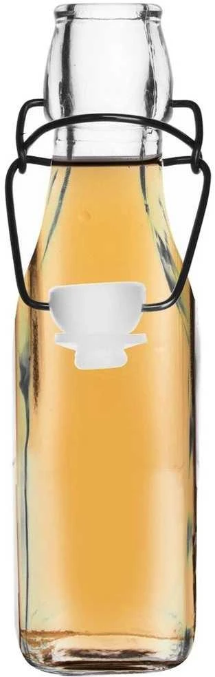 Orion Stiklinis Butelis 290 ml su Kamščiu, Retro Stilius