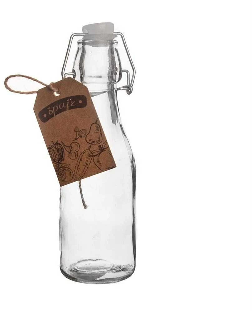 Orion Stiklinis Butelis 290 ml su Kamščiu, Retro Stilius