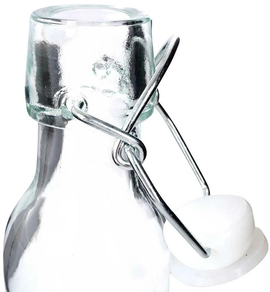 Excellent Houseware Butelis su kamščiu stiklinė 75 ml