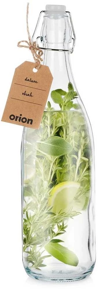 Orion Stiklinė butelka 1 l su užsegimu