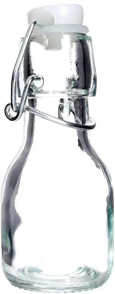 Excellent Houseware Butelis su kamščiu stiklinė 75 ml