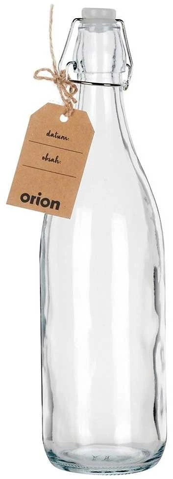 Orion Stiklinė butelka 1 l su užsegimu