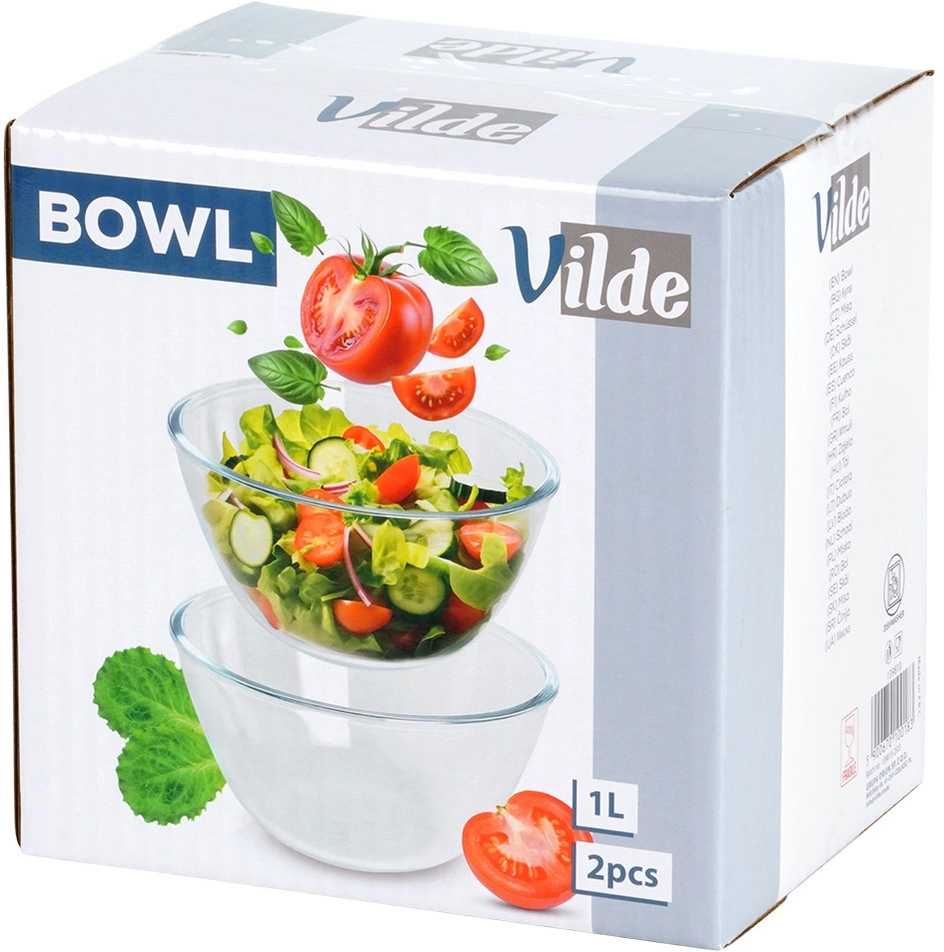Stiklinis dubenėlis Vilde, 1 l, 2 vnt.