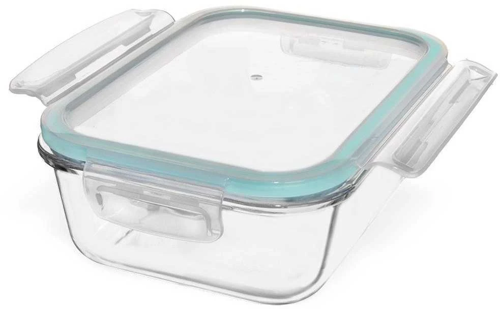Orion Maisto laikymo dėžutė stiklinė 1,5 l su dangčiu ir tarpikliu