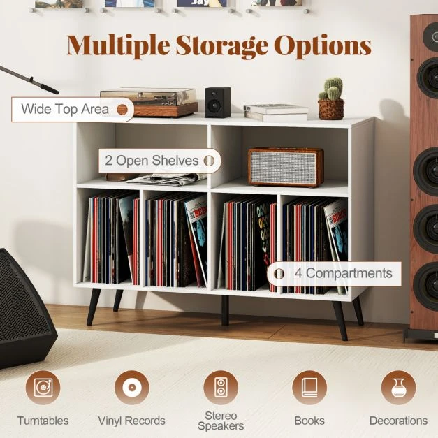 Stovas vinilams baltas