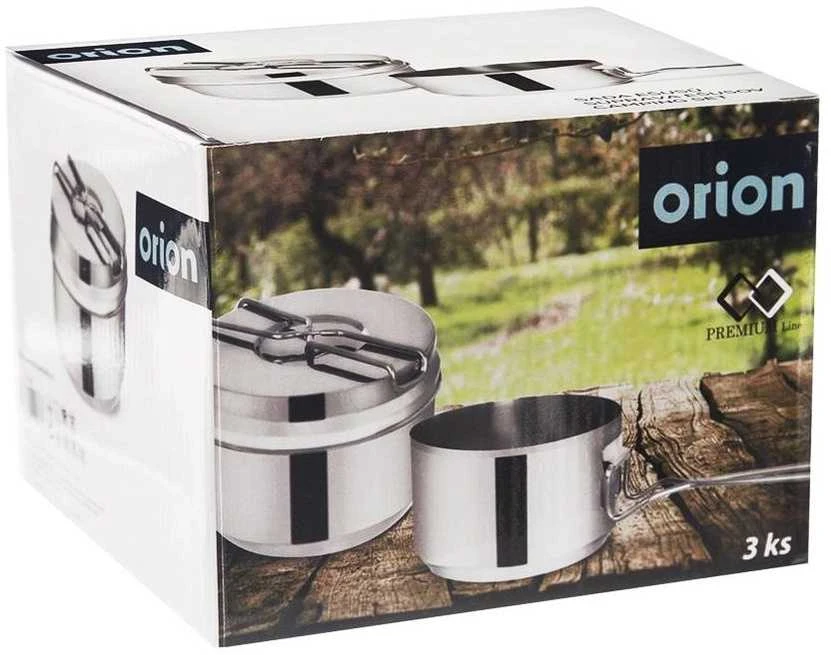 Orion stovyklavimo puodų rinkinys 3 vnt. 1,5 l ir 900 ml