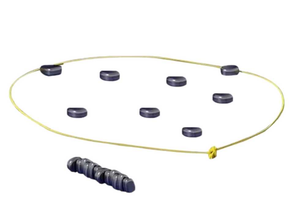 Lean Toys Strateginis stalo žaidimas su magnetiniais akmenimis