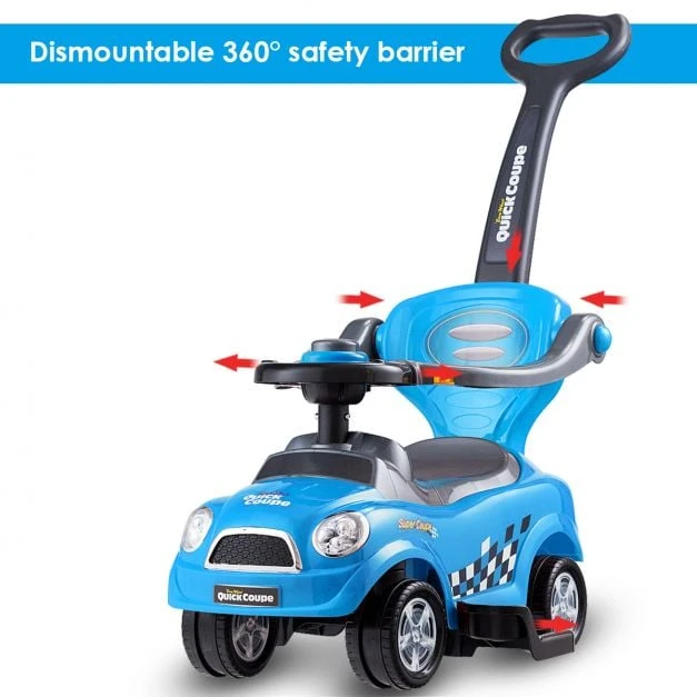 Stumdomas automobilis mėlynas