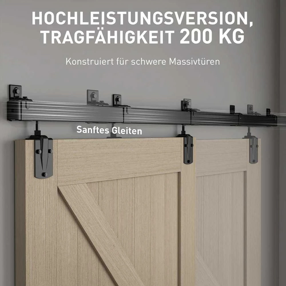 Stumdomų durų komplektas 244 cm
