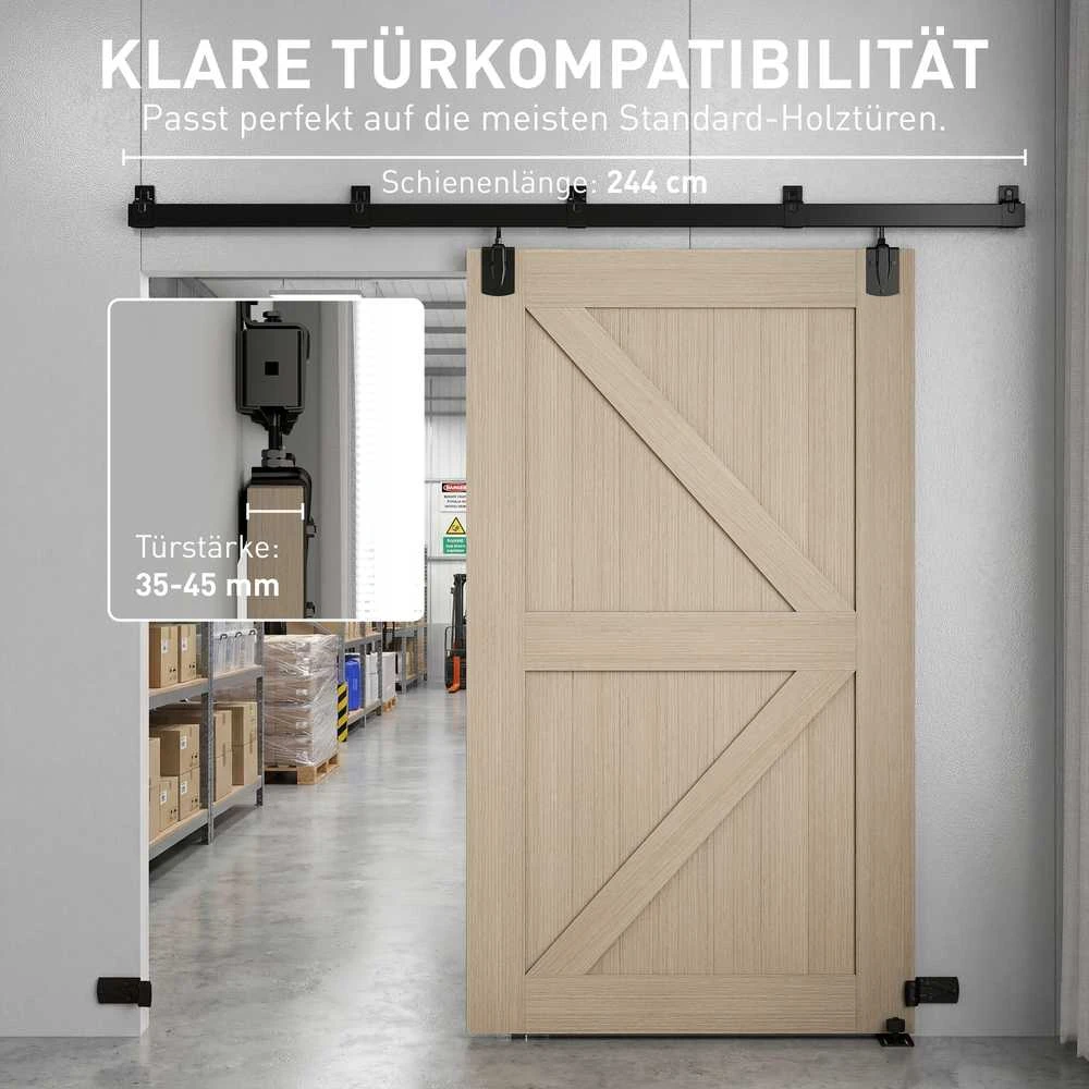 Stumdomų durų komplektas 244 cm