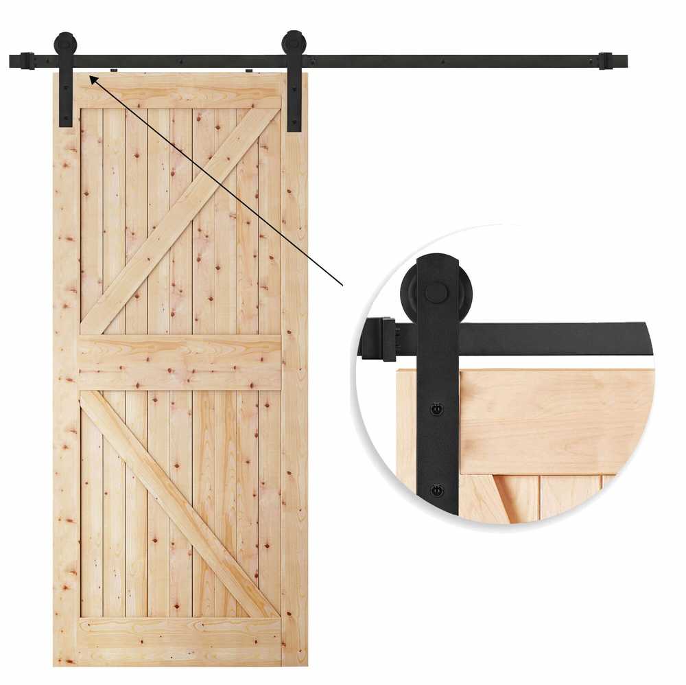 Stumdomų durų sistema Springos, 183 cm, iki 100 kg