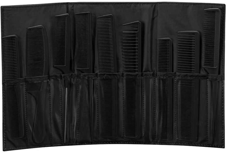 Activeshop Šukų rinkinys su dėklu Toni&amp;Guy Carbon N-20, 9 vnt.