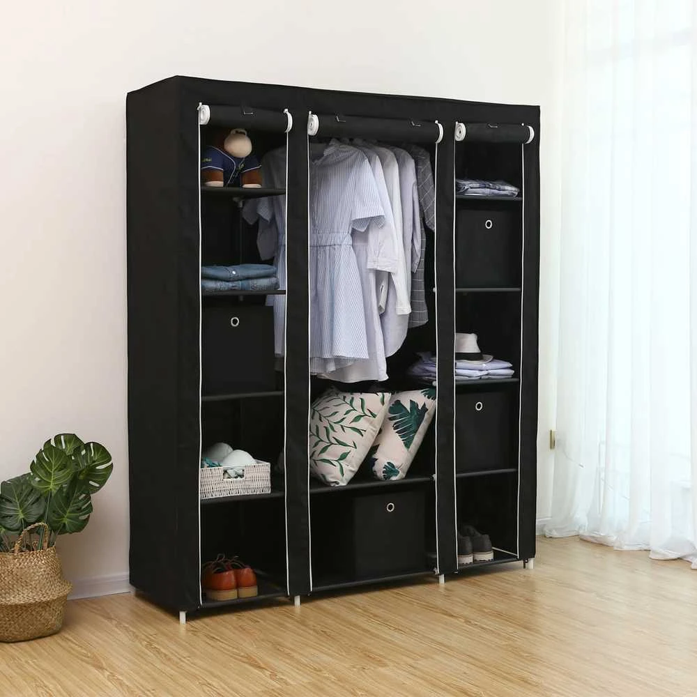 Songmics Spinta 175 x 150 cm juoda