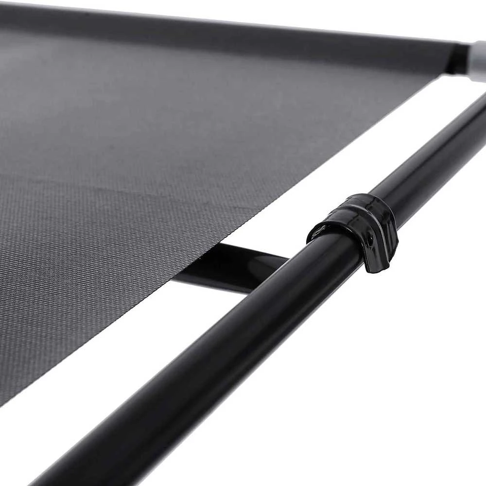 Songmics Medžiaginė spinta 160 x 75 cm juoda