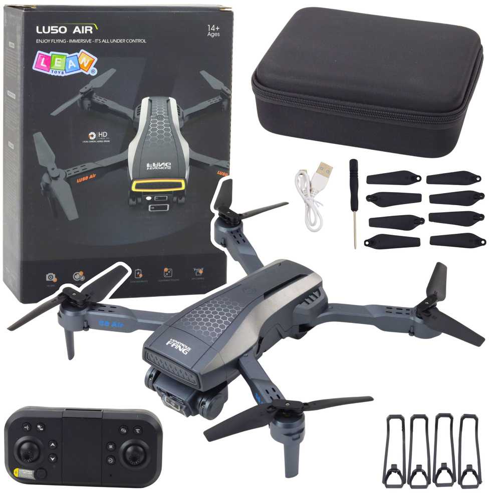 Lean Toys Sulankstomas dronas su dviguba kamera LU50 AIR