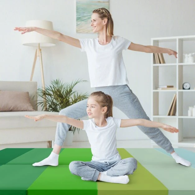 Sulankstomas gimnastikos kilimėlis 180 x 120 cm