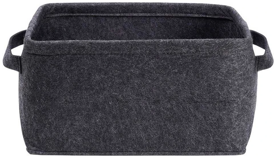 Storage Solutions Home Styling Collection Audinių laikymo krepšys 36x27x20 cm Juodas