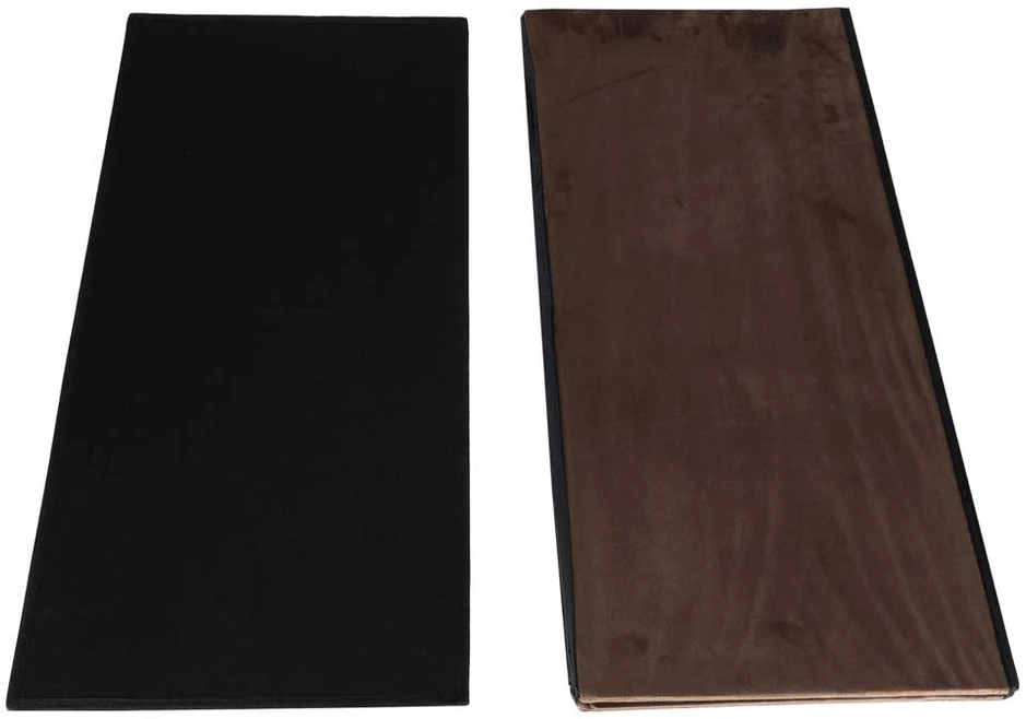 Sulankstomas pufas su daiktadėže, rudas, 77 × 38 × 37 cm