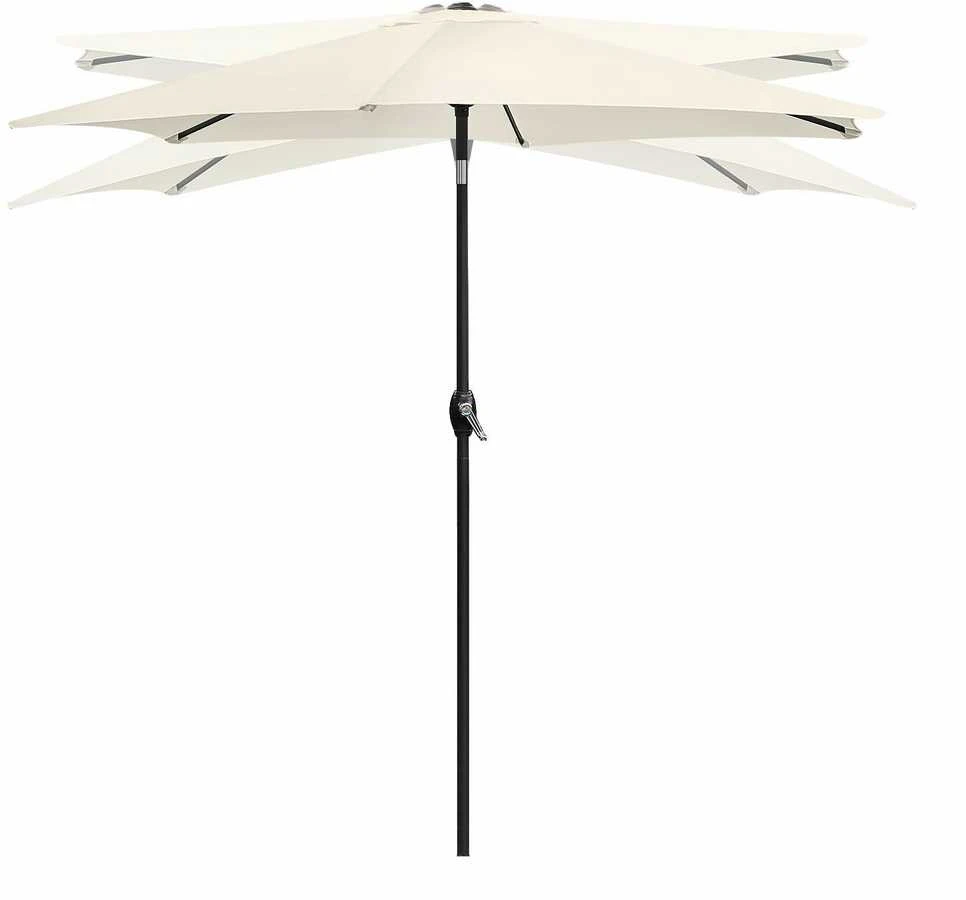 Bauerkraft Reguliuojamas sodo skėtis 210 cm smėlio spalvos