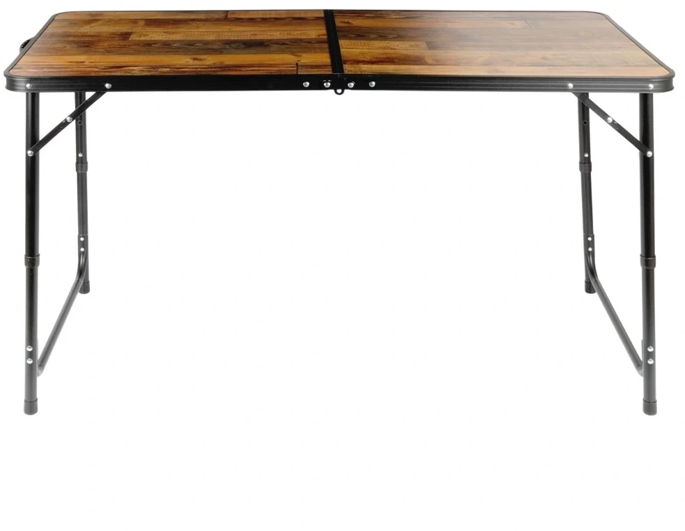 Sulankstomas turistinis stalas 120x60x54/62/70 cm