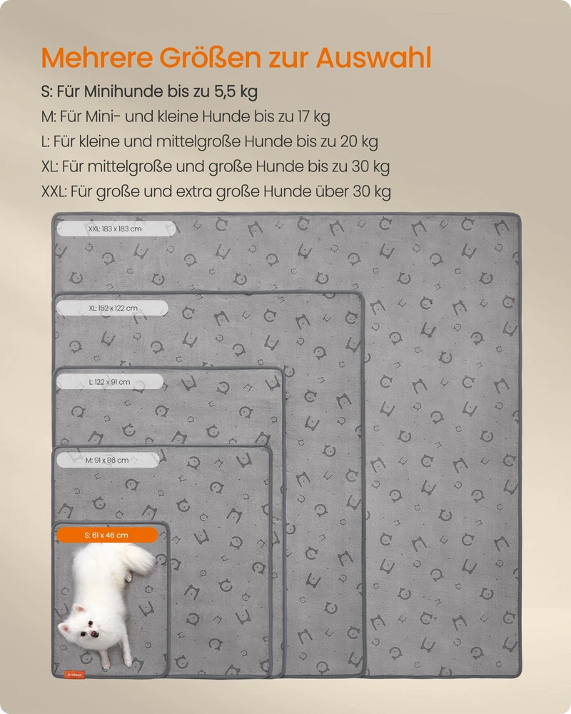 Songmics Šuniukų palutės 61 x 46 cm 2 vnt.