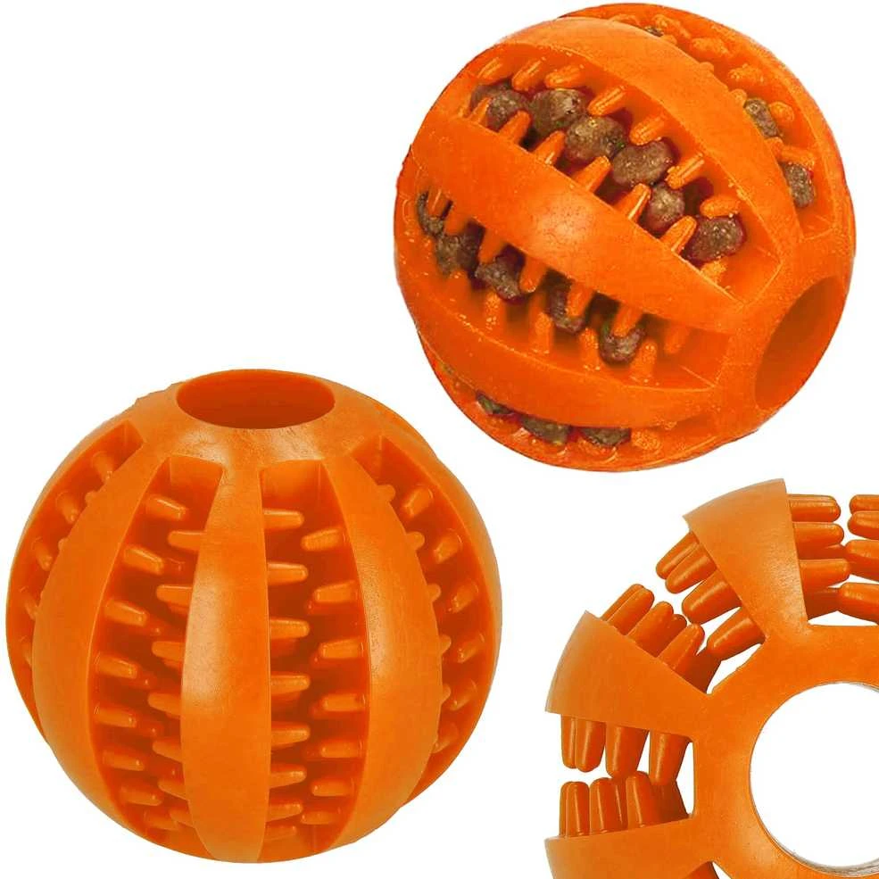 Šuns kramtomas žaislas Springos PA0291, oranžinis, 7 cm