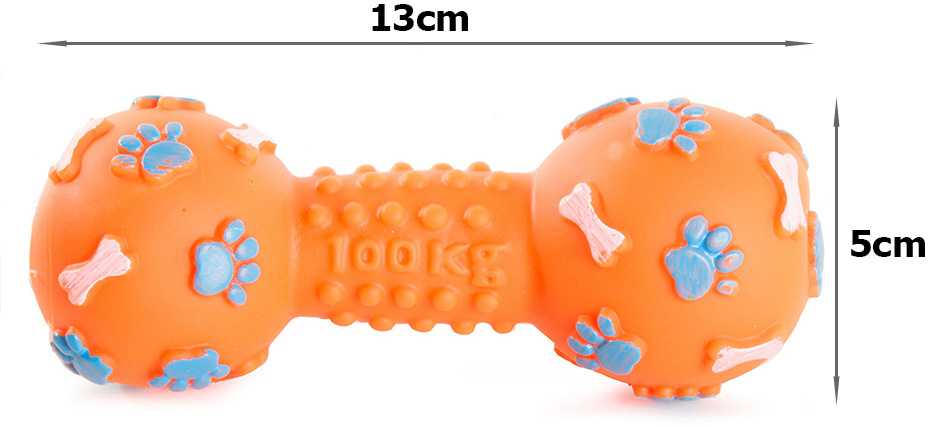Šuns žaislas - guminis griaužiklis, 13 cm