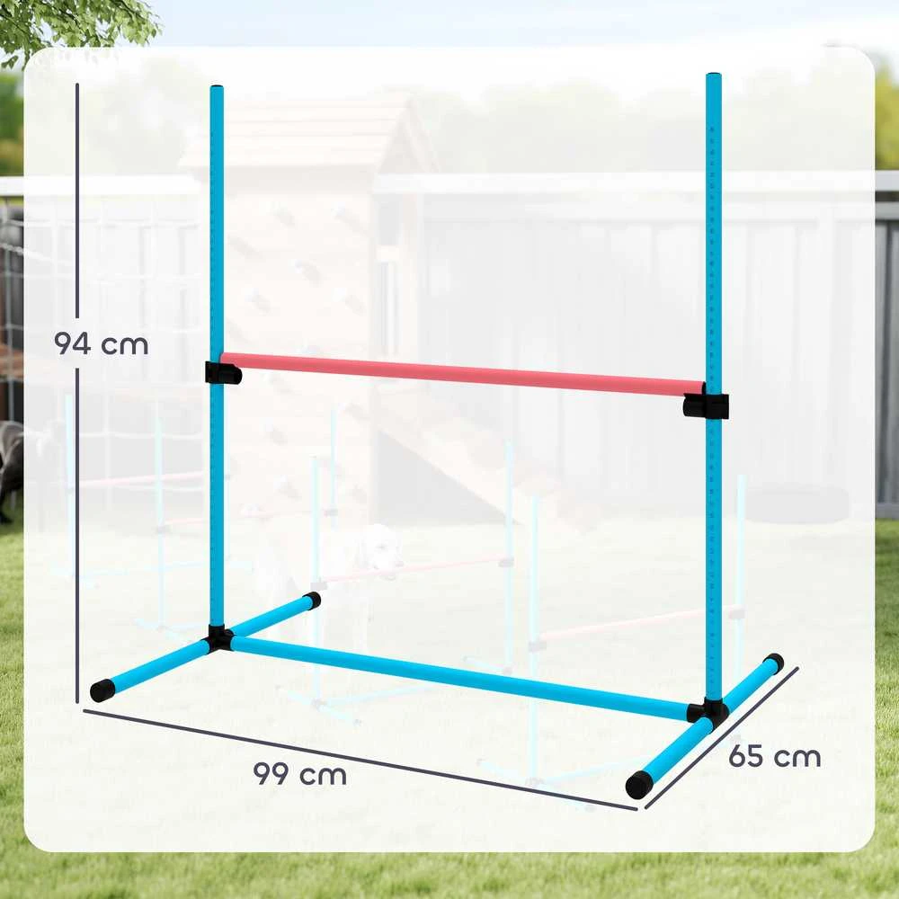 Šunų agility rinkinys 99 × 65 × 94 cm