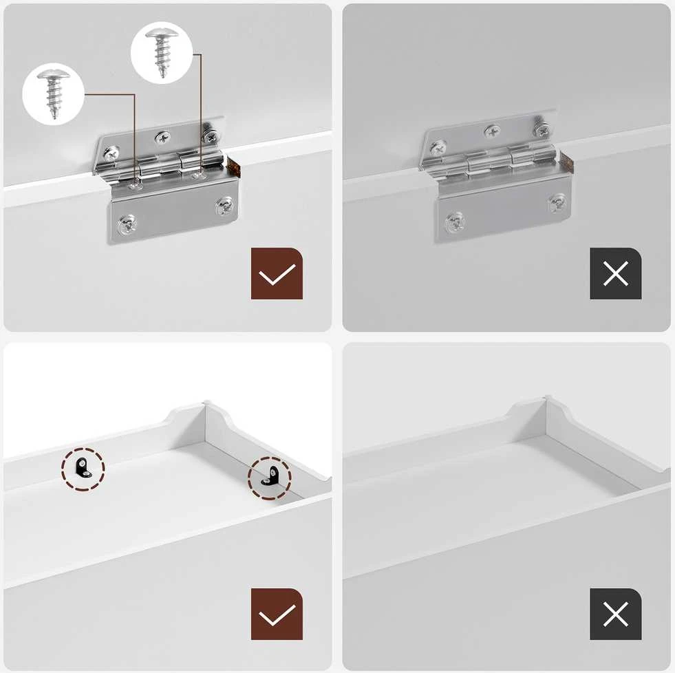 Songmics Vasagle Skrynia su dangčiu