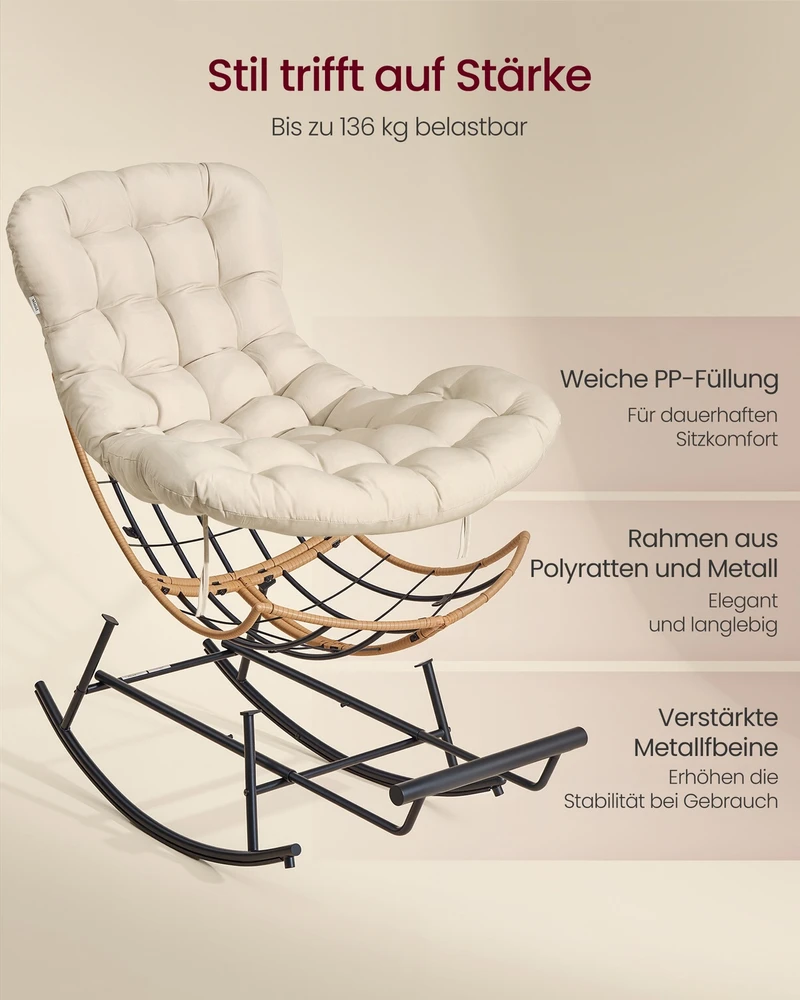 Songmics Fotelis 118 x 85 x 85 cm