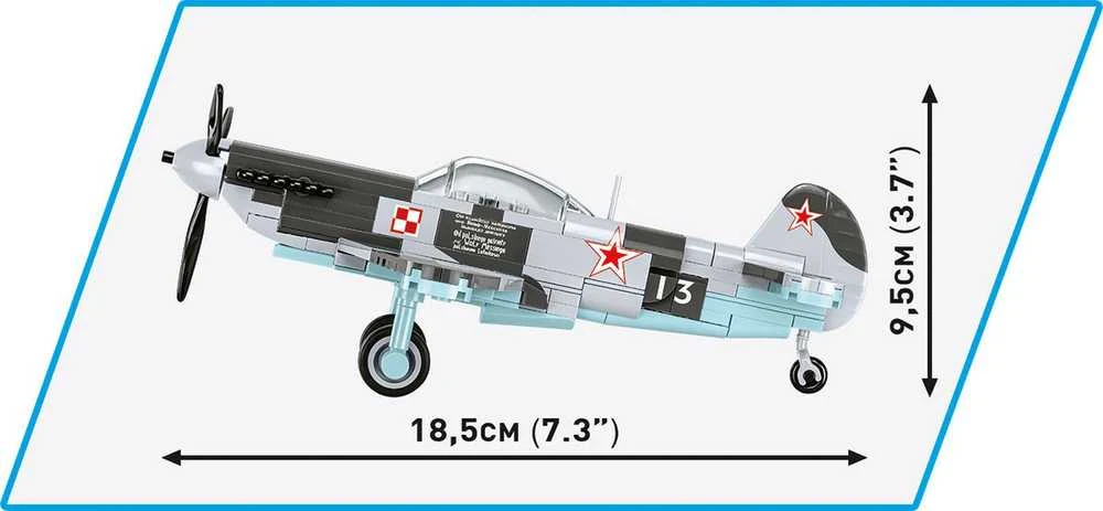 Surenkamas modelis Yakovlev YAK-1B Cobi, 5863, 142 d.