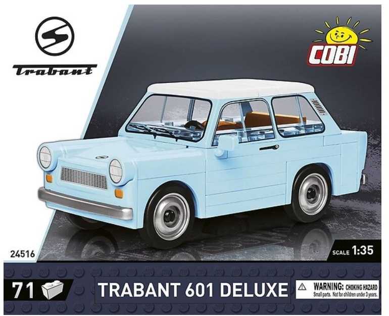 Cobi Surenkamas modelis Youngtimer Trabant 601 DeLuxe 24516, 71 d.