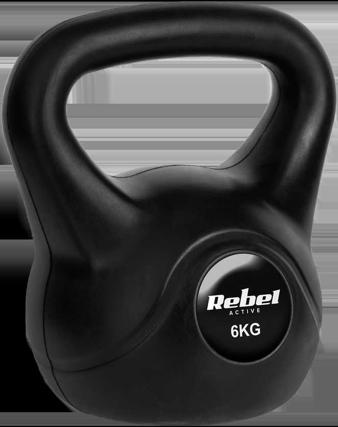 Kettlebell 6kg, REBEL ACTIVE