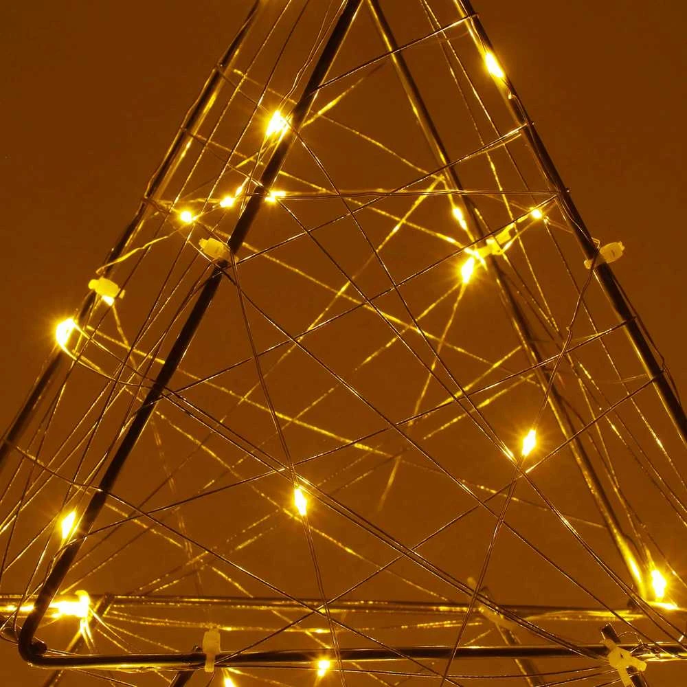 Springos Šviesos girlianda šiltai balta 100 LED