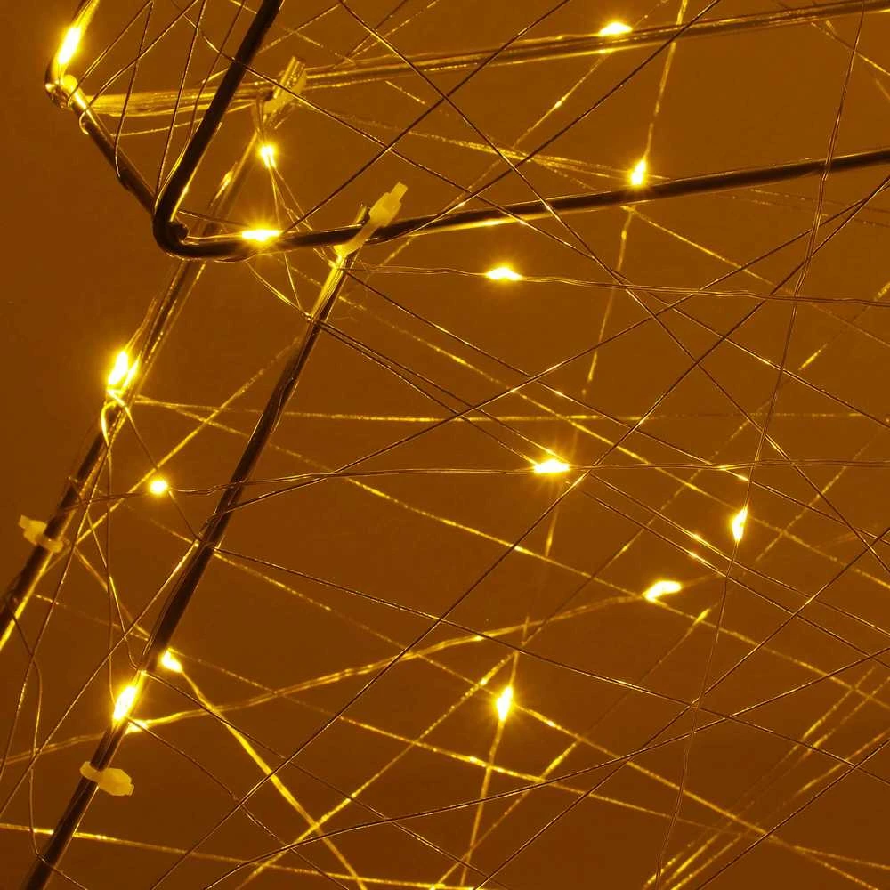 Springos Šviesos girlianda šiltai balta 100 LED