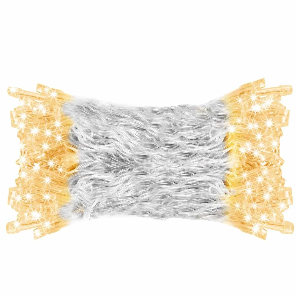 Šviesos užuolaida Springos 200 LED, šiltai balta, 5 m