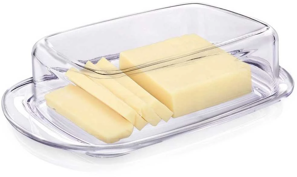 Mondex Skerdimas Sviestinė Container 17.5 x 11.5 x 4.5 cm Skaidri
