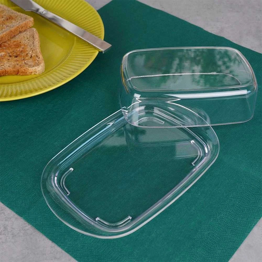 Mondex Skerdimas Sviestinė Container 17.5 x 11.5 x 4.5 cm Skaidri