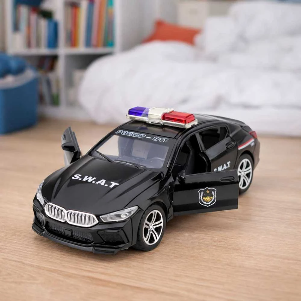 Lean Toys SWAT automobilis juodas