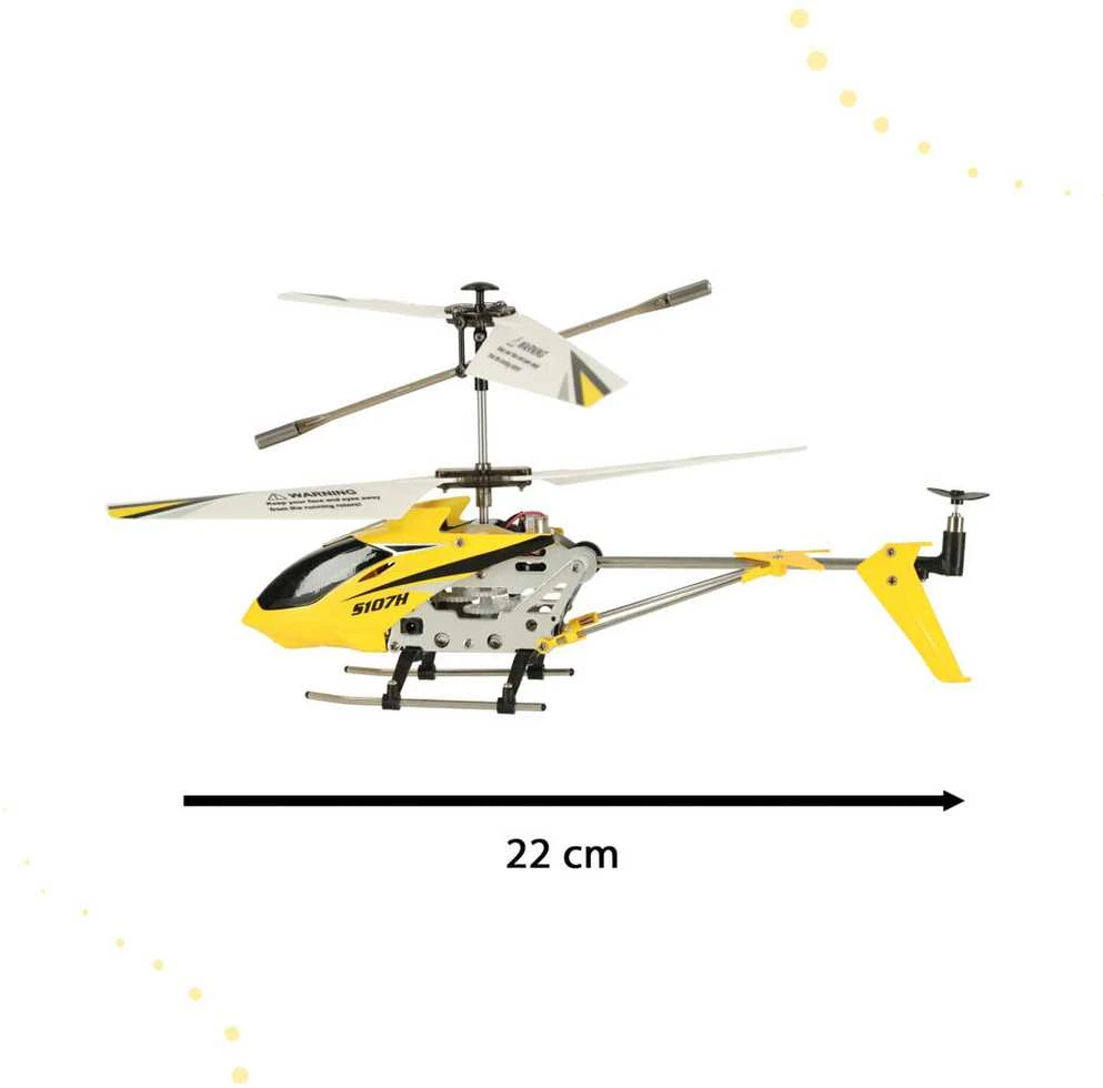 SYMA S107H RC sraigtasparnis 2.4GHz RTF geltonos spalvos
