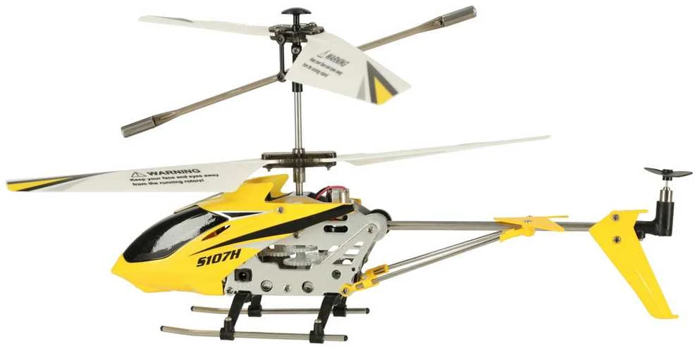 SYMA S107H RC sraigtasparnis 2.4GHz RTF geltonos spalvos