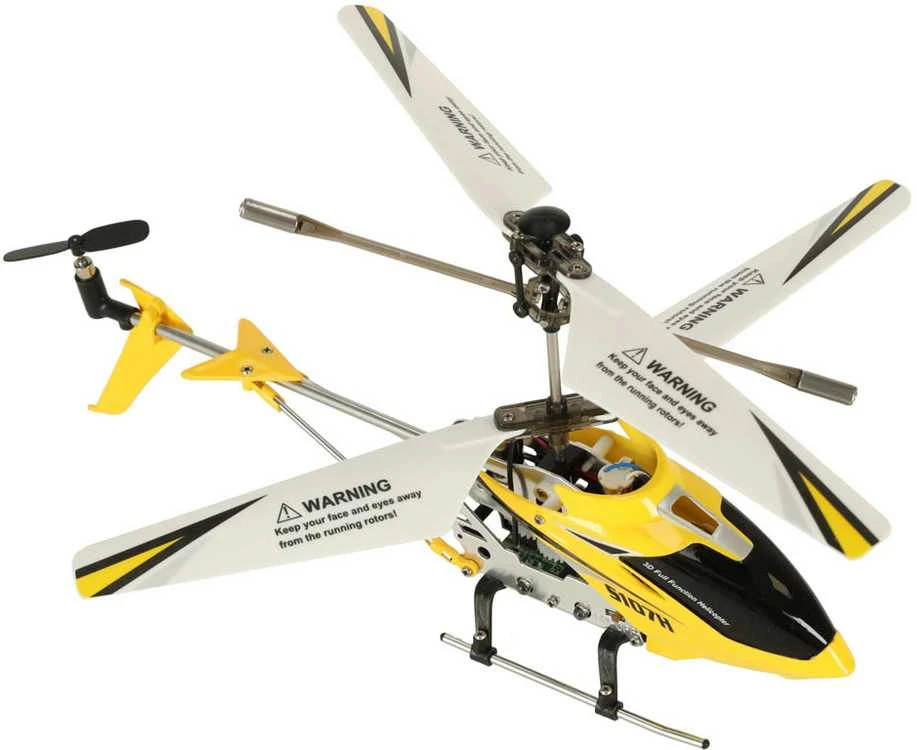 SYMA S107H RC sraigtasparnis 2.4GHz RTF geltonos spalvos