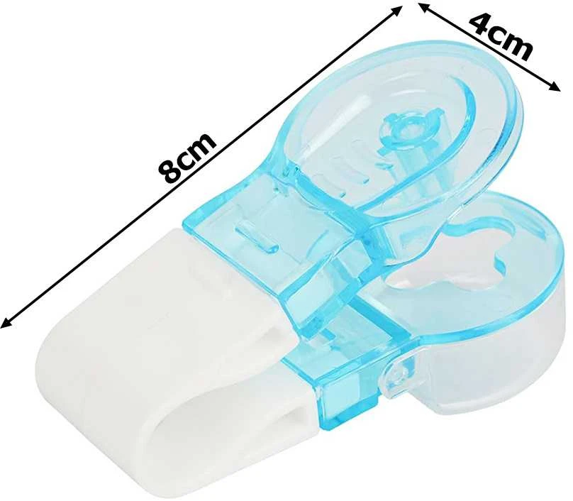 Tabletės išspaudėjas 8 cm x 4 cm juodas-mėlynas