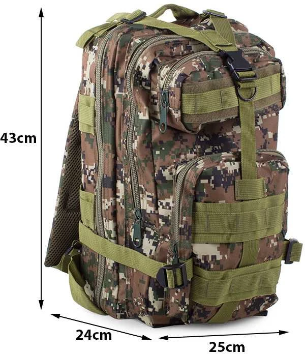 Taktinė kuprinė 30L, žalia