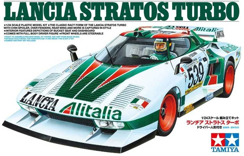 Tamiya - Lancia Stratos Turbo, 1/24, 25210